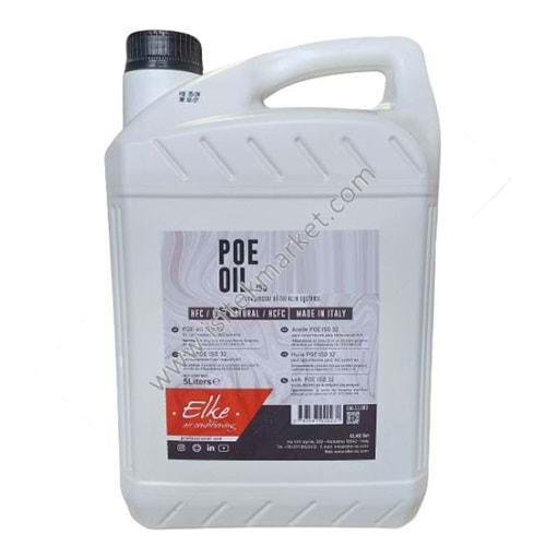 KLİMA KOMPRESÖR YAĞI 5 LT ELKE POE 68
