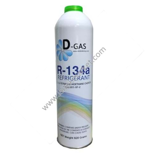 KLİMA SOĞUTUCU GAZ TEK KULLANIMLIK R-134A D-GAS 820