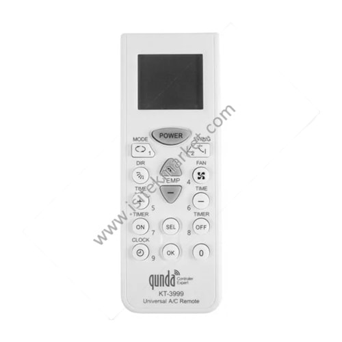 QUNDA KLİMA KUMANDASI KT-3999