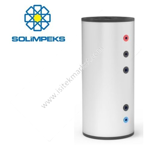 SOLIMPEX SOLITANK 200 LT KAP DİK TİP ISI POMPASI İÇİN ÜRETİLMİŞ TEK SERPANTIN BOYLER