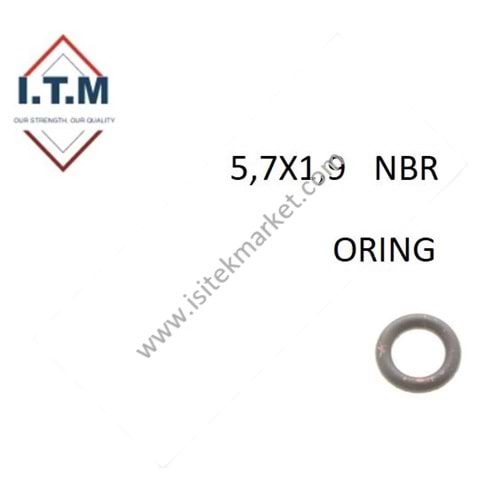 ORİNG 5,7X1,9 NBR