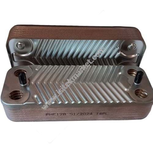 PLAKALI EŞANJÖR ITM1901426 14PL DALGALI 148mm - ARST- FONDITAL 6SCAMPIA01 FERR- VIE 7825534 -BIAS-EC IDEAL 173544