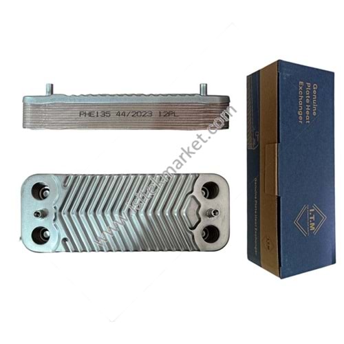 PLAKALI EŞANJÖR ITM1901206 12PL DALGALI 154mm - EC NOVASTAR VIE 7875502 7828745 UNICAL 95262807