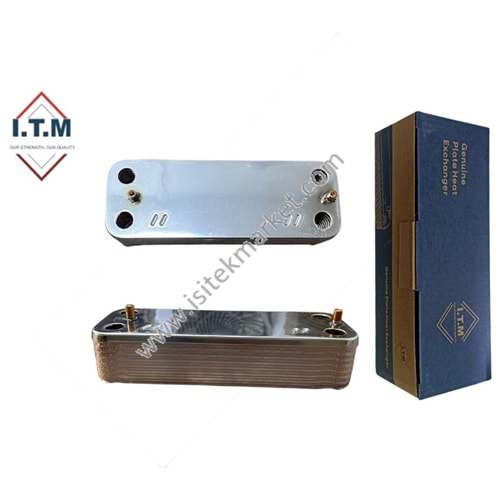 PLAKALI EŞANJÖR ITM2071613 16PL 172mm - DD MILENIUM- PROTERM- SAUNIER DUVAL S1024800 BSC BUDR