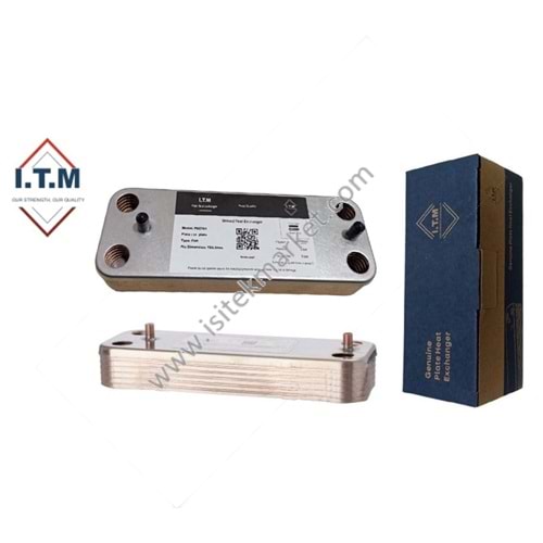PLAKALI EŞANJÖR ITM2071000 10PL 156,5mm - BX JJJ005686670 5686670 248723 7683965 ROCA 125565366