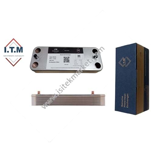 PLAKALI EŞANJÖR ITM2071006 10PL 166mm - DD D001060234 HEATLINE D020116522-PRTH 0020118595 0020025294 VAI 0020123543 -BX 711612800- FONDITAL 6SCAMPIA07 ARI.GENUS