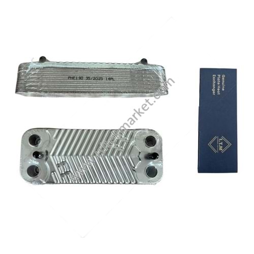 PLAKALI EŞANJÖR ITM 14PL DALGALI 148mm - ÇAPRAZ GİRİŞ