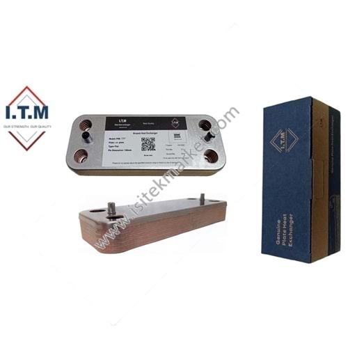 PLAKALI EŞANJÖR ITM1901026 10PL 148mm - EC 7006902439 TIBERIS 30631400300401 PROTEHERM 0020043598 ARS 995945-FER 39842130-VIE 7856846 7825533 7823858 - BIASI BI1181122 ITALTHERM 515001743