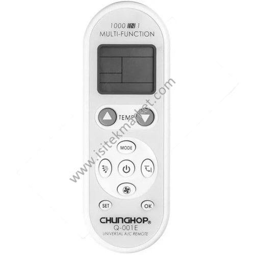 CHUNGHOP EVSEL KLİMA KUMANDASI Q-001E