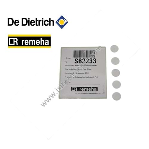 BACA GAZI ÖLÇÜMÜ KAPAK SETİ REMEHA DE DIETRICH S62233