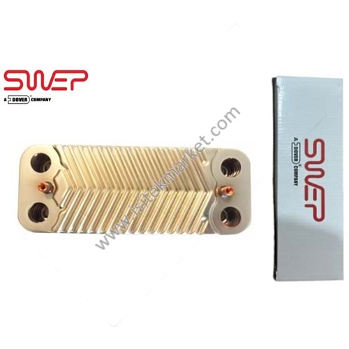 PLAKALI EŞANJÖR UYUMLU PARÇA SWEP XSW1901644 -142mm-16PL- ARS EGİS-II / CLAS/ GENUS EVO/ CARES/ ALTEAS