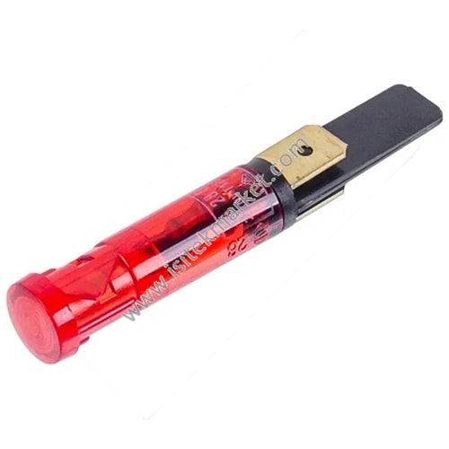 SU ISITICI GÖSTERGE LAMBASI SWT707UN L=55MM 230V 120°C D=9MM (2 KONTAK)