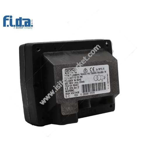 ATEŞLEME TRAFOSU FIDA COMPACT 8/20 PM %25 230V VDE - TE084D - MEDIO