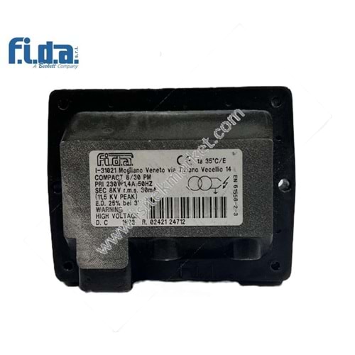 ATEŞLEME TRAFOSU FIDA COMPACT 8/30 PM %25 (RT9) 230 - TE086D - MEDIO
