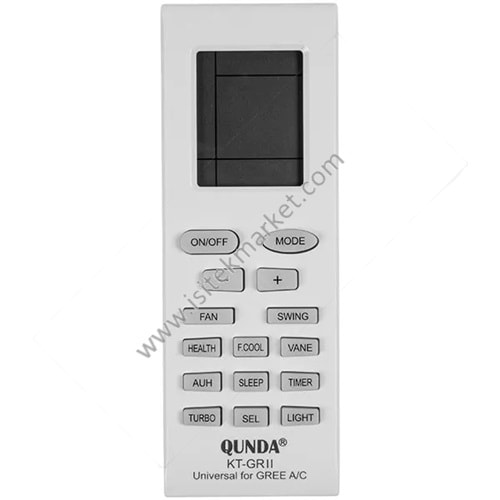 EVSEL QUNDA KLİMA KUMANDASI KT-GR