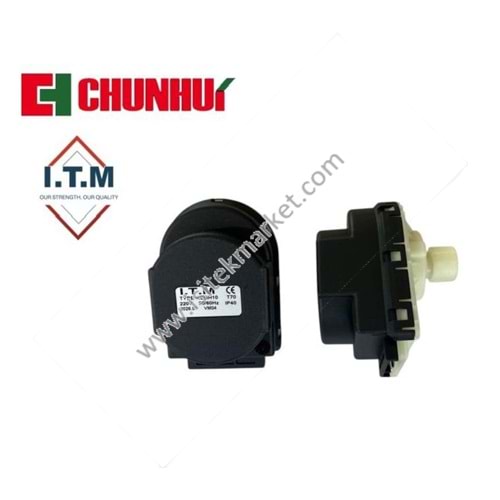 VANA MOTORU 220V 50Hz 7,5mm- ITM-SİYAH/ BEYAZ-BX-320101057