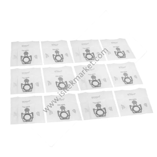 WORWO TOZ SÜPÜRGESİ MİCROFİBER TOZ TORBASI SETI ZELMER ZMB02X12K